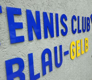 Fräsbuchstaben Tennisclub Bad Rappenau