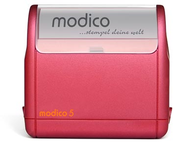 Modico 5 Stempel rot