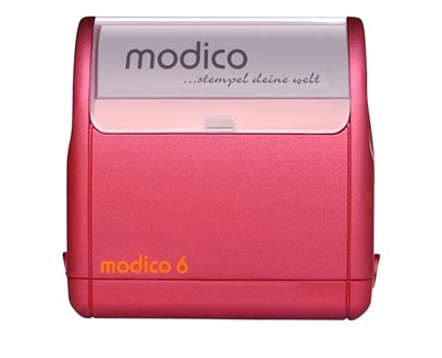 Modico 6 Stempel rot