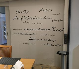 Folierung Textmotive