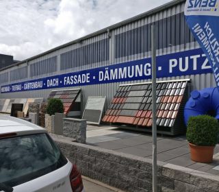 Werbebande Alubidontafeln Benz Baustoffe Neckarsulm