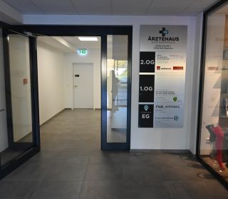 Leitsystemschilder &Auml;rztehaus Bad Rappenau
