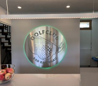 3D-Edelstahl-LED-Display GC Bad Rappenau