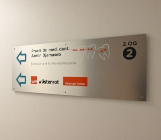 Leitsystemschilder &Auml;rztehaus Bad Rappenau