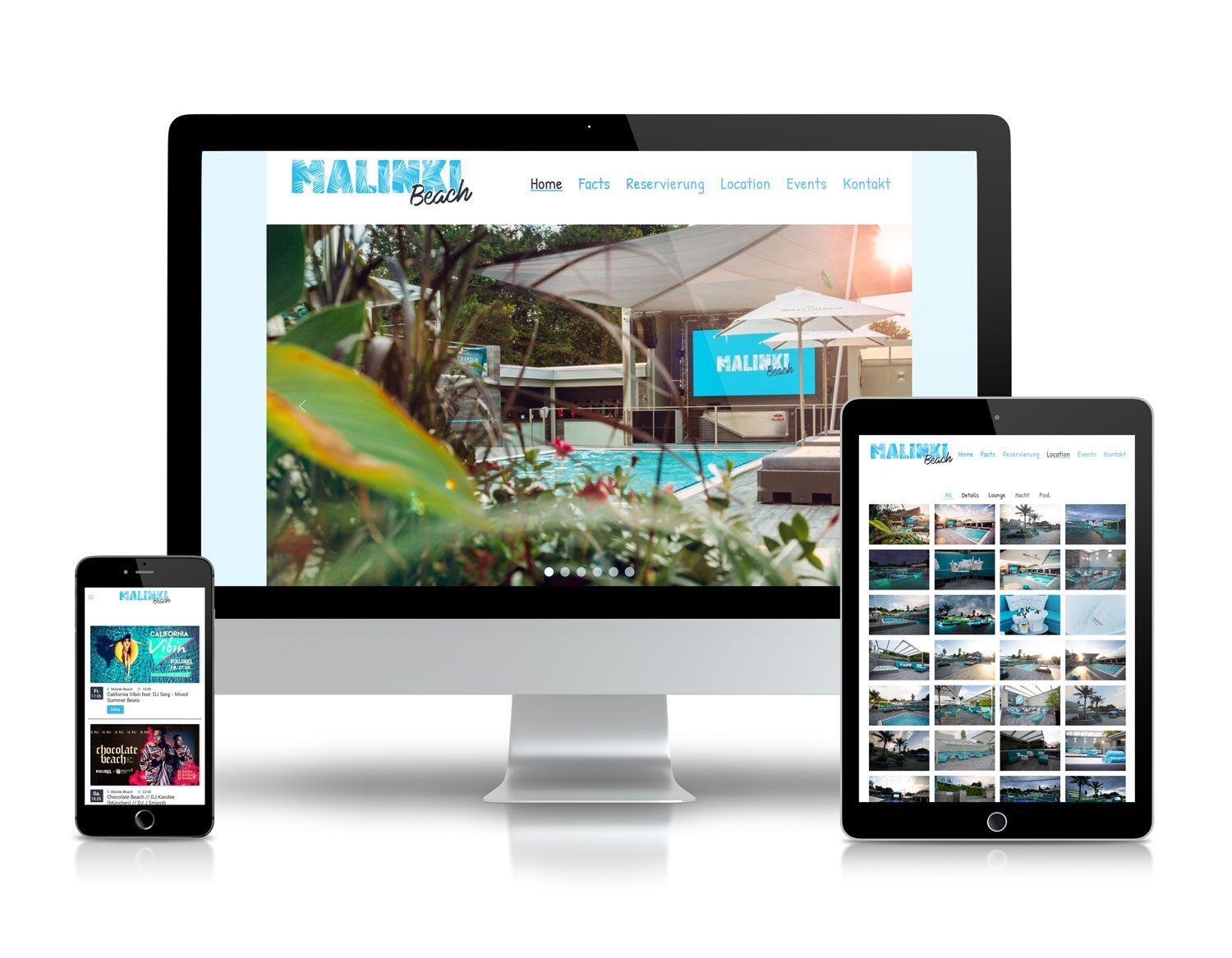 Homepage Malinki Beach
