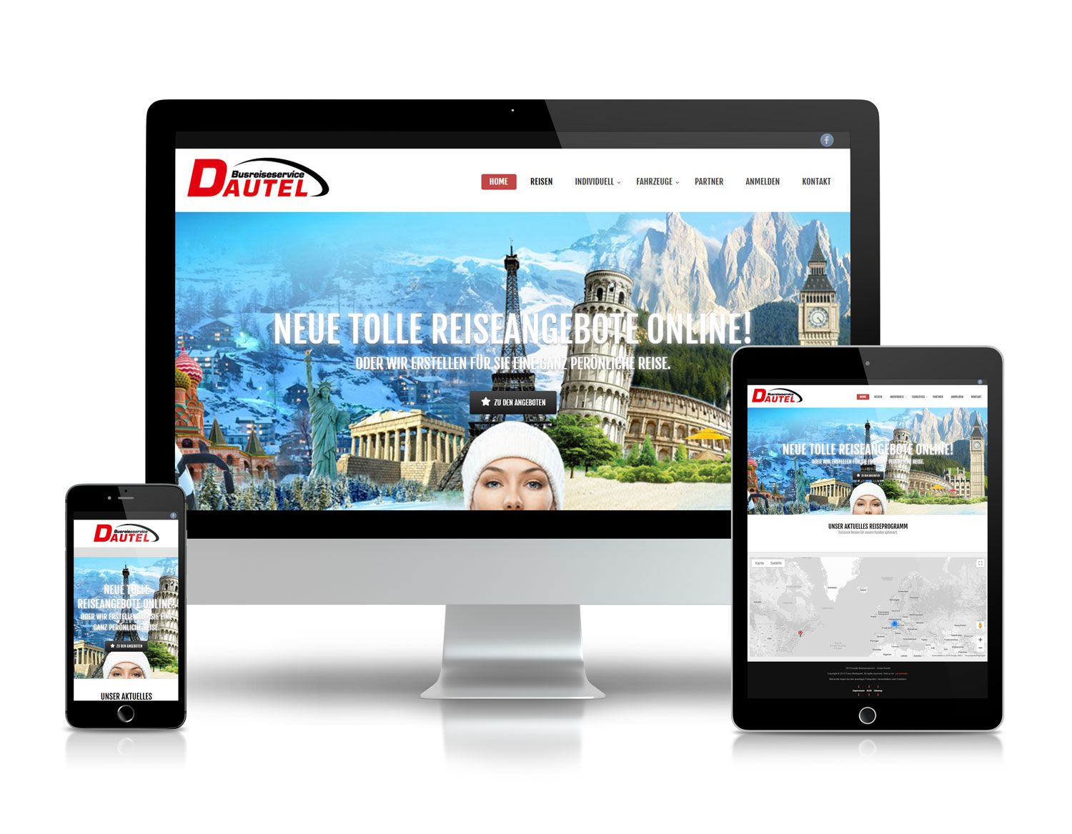 Homepage Busreiseservice Dautel