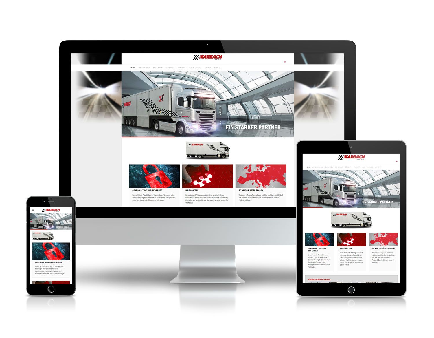 Homepage Marbach Concepte GmbH