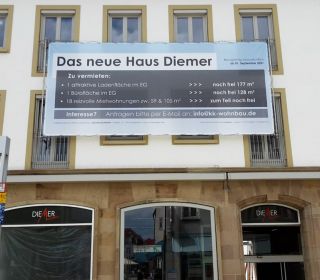 Banner Diemer Haus Neckarsulm